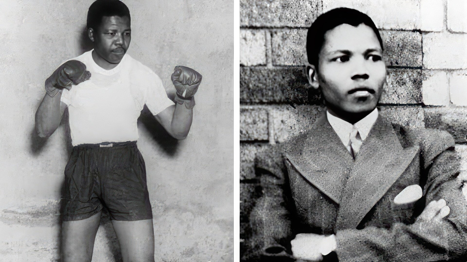 Nelson Mandela in his youth