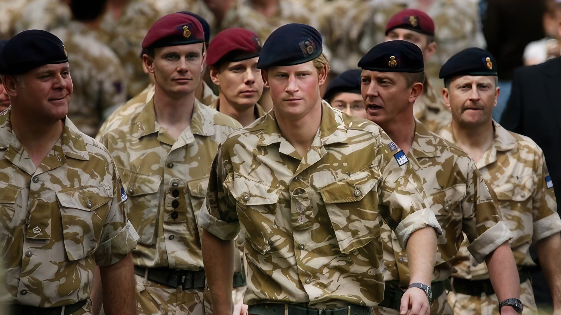 Prince Harry in military uniform