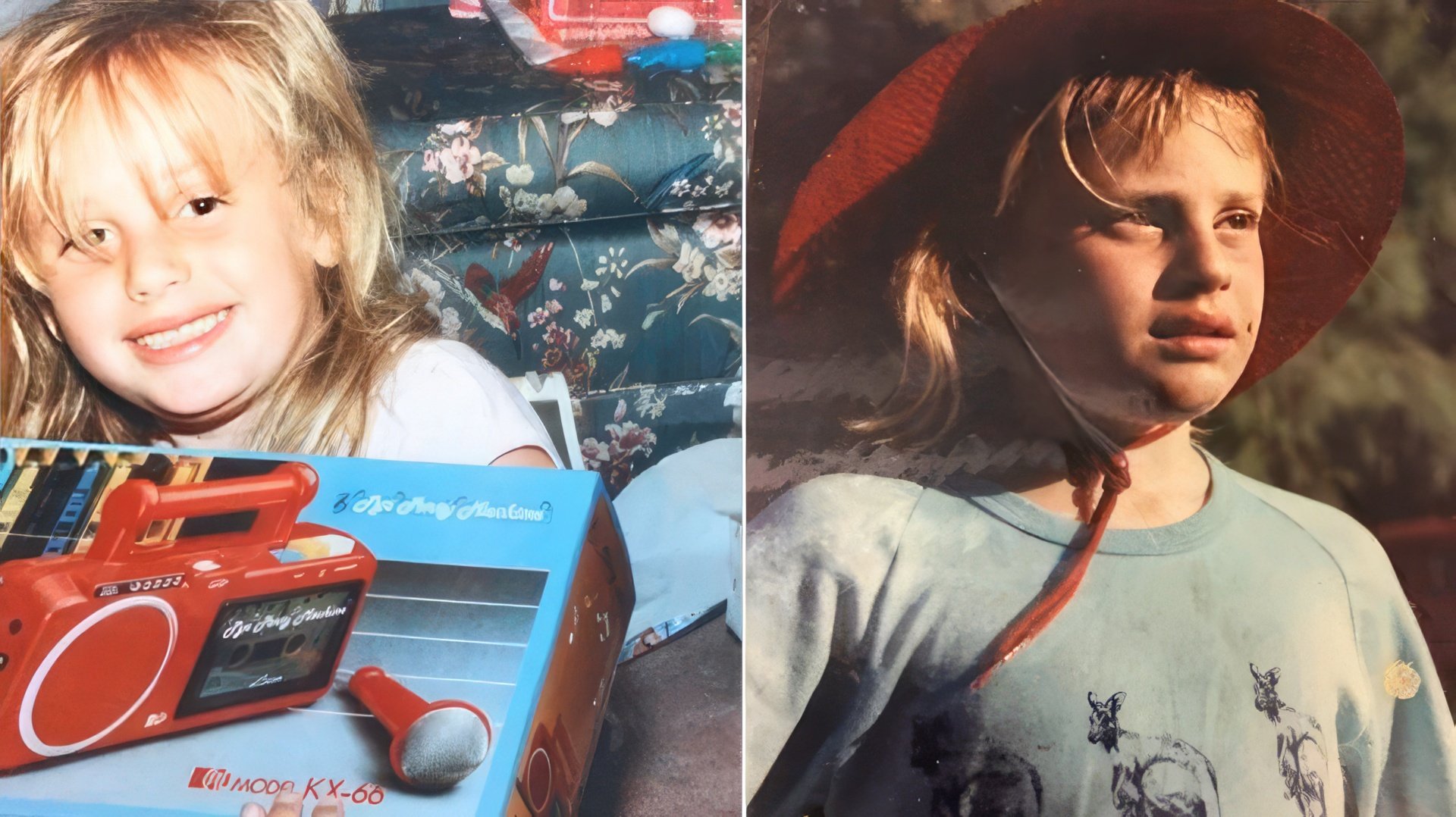 Rebel Wilson as a child
