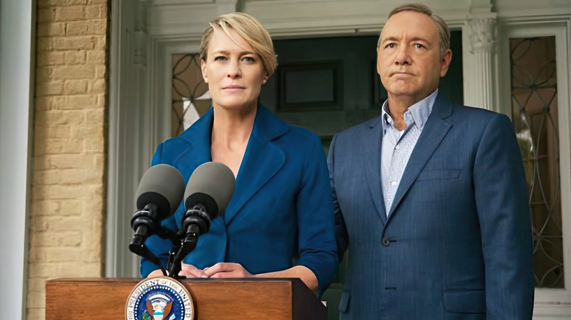 Robin Wright and Kevin Spacey in the House of Cards