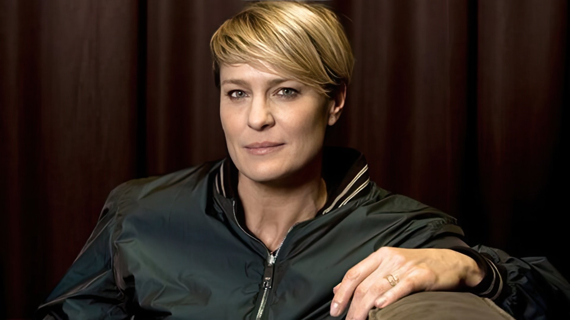 Stylish and confident Robin Wright