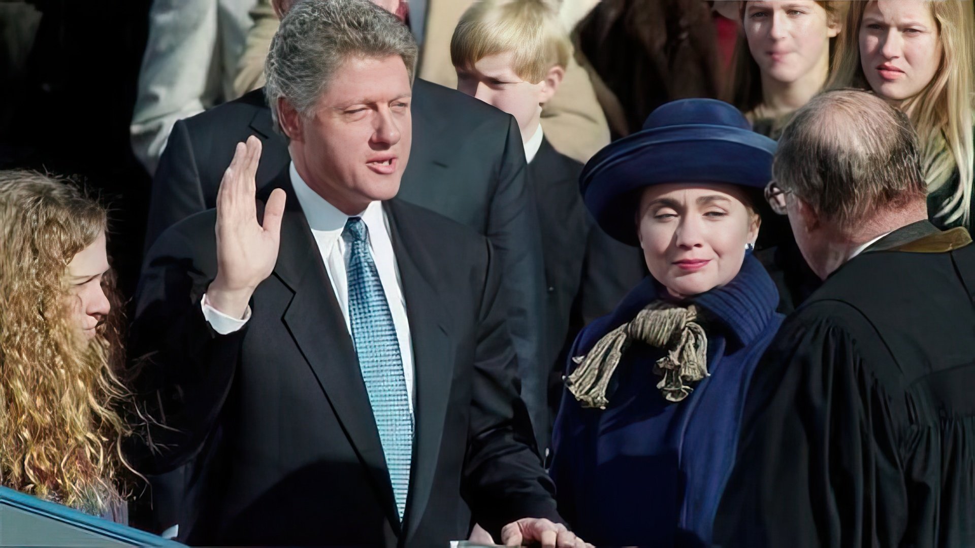 The Second Inauguration of Bill Clinton Took Place Right before the Monica Lewinsky Scandal