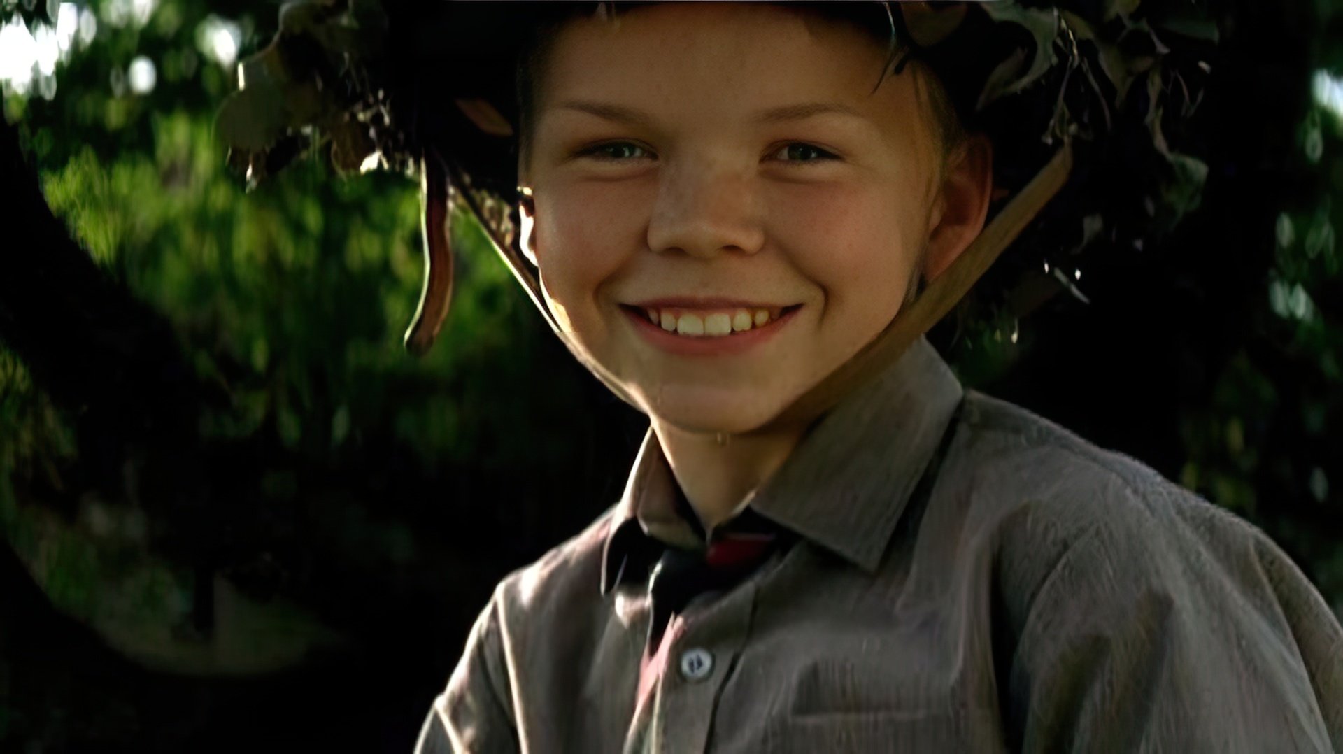 Will Poulter in his childhood