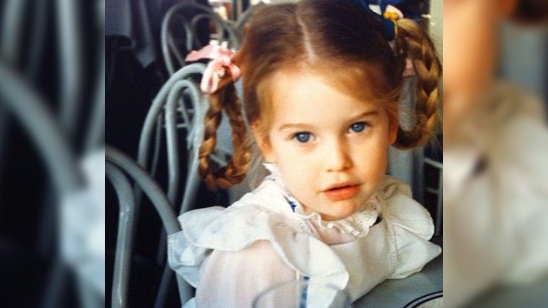 Alice Eve as a child