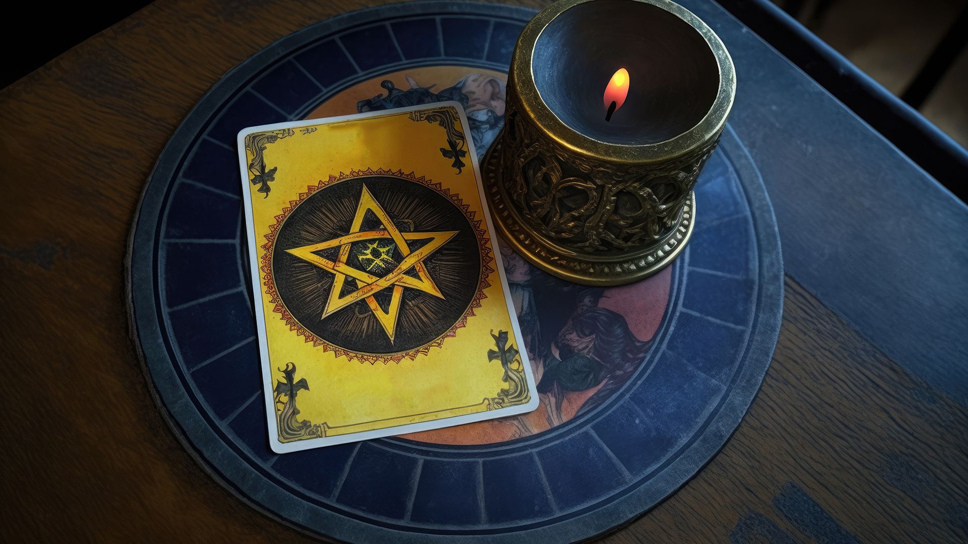 The Ace of Pentacles is a very positive and bright card