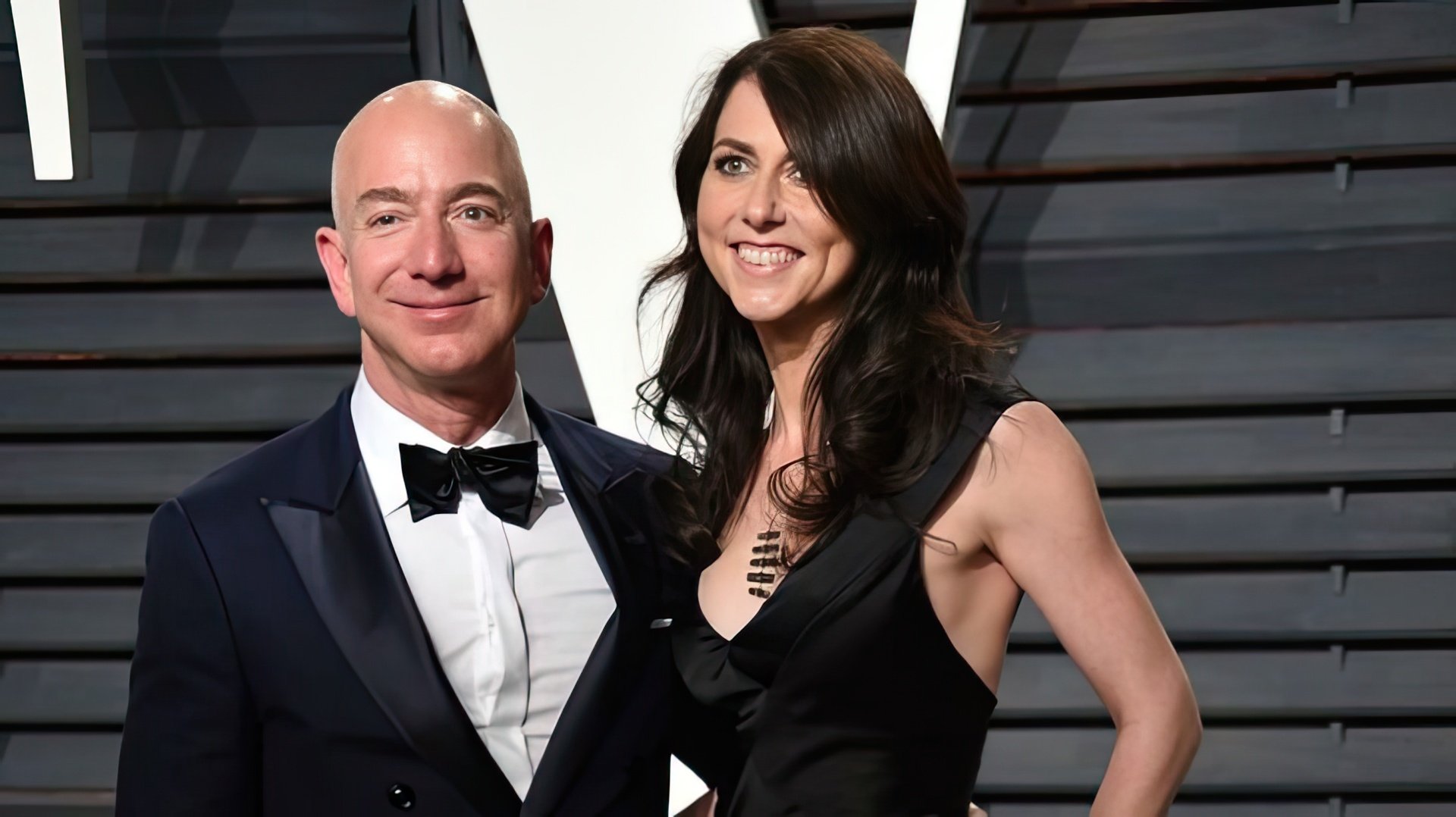 Jeff Bezos with MacKenzie Tuttle