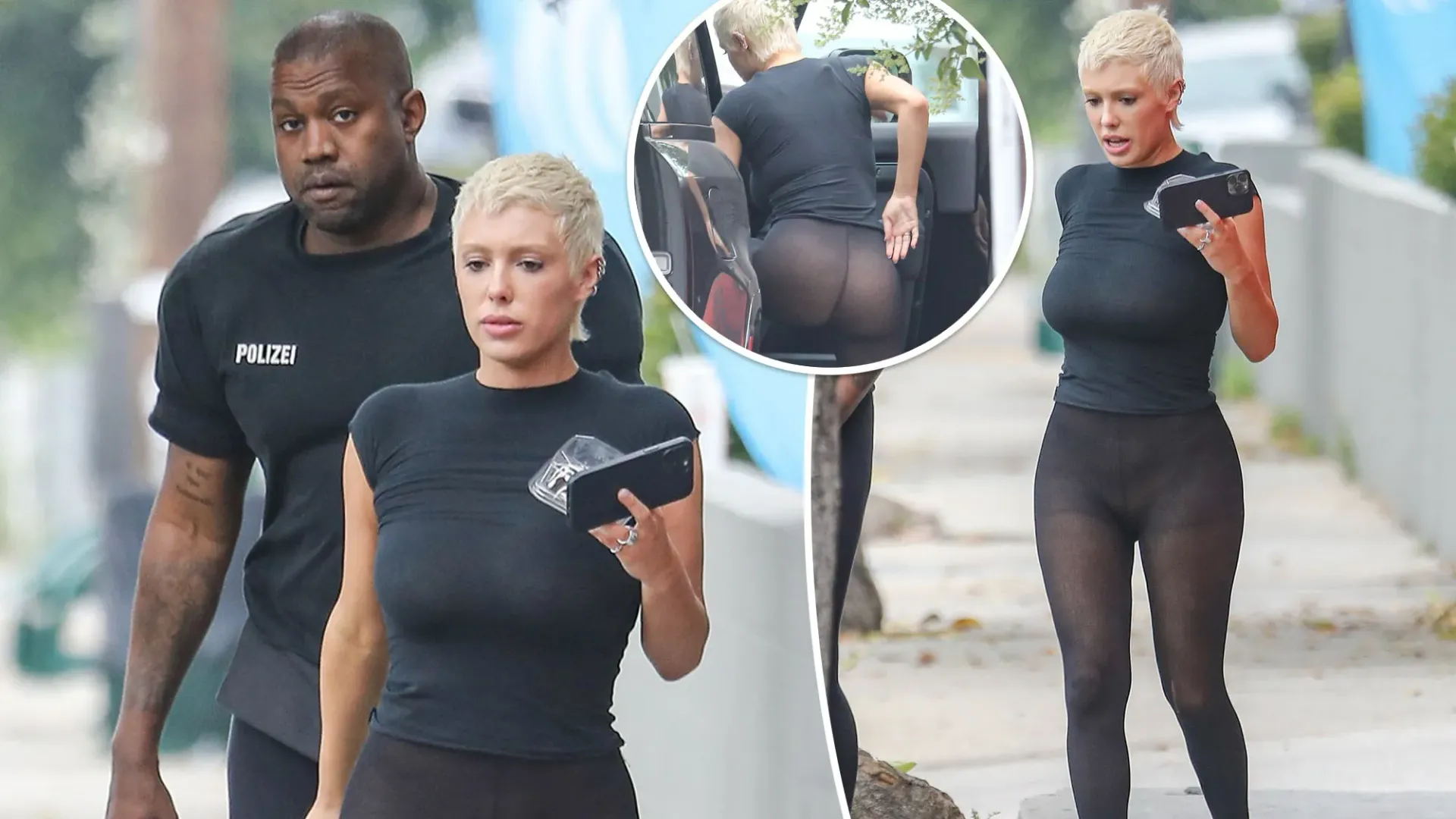 Kanye West and Bianca Censori