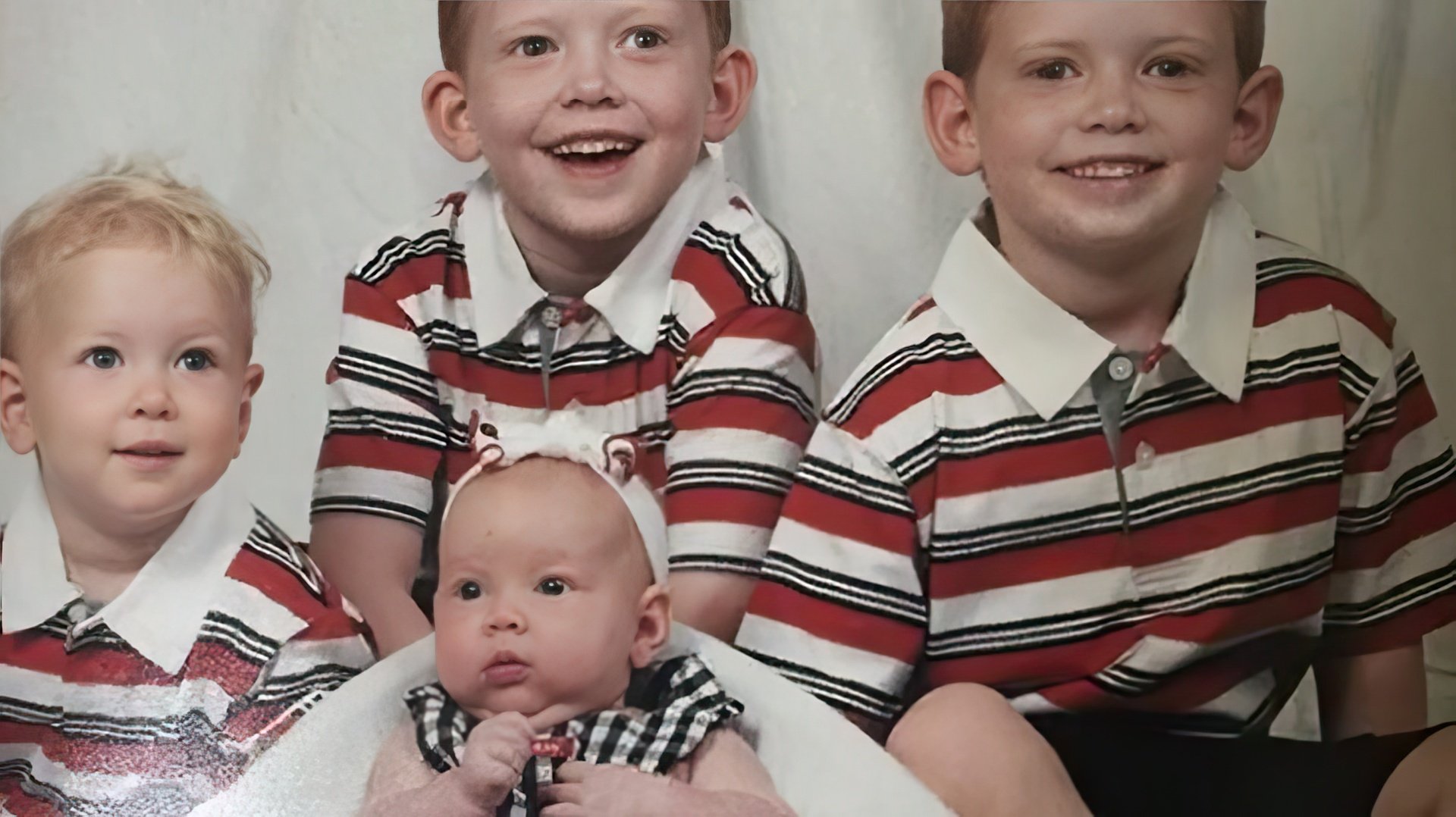 Little Sadie Sink and Her Brothers