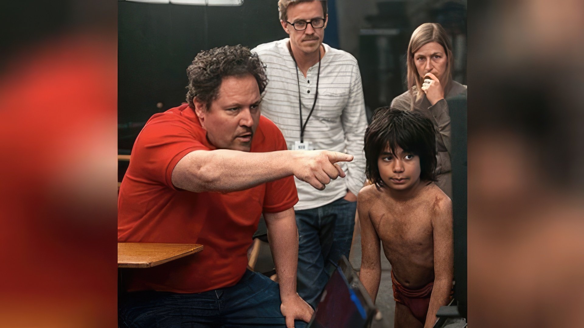On the Set of The Jungle Book