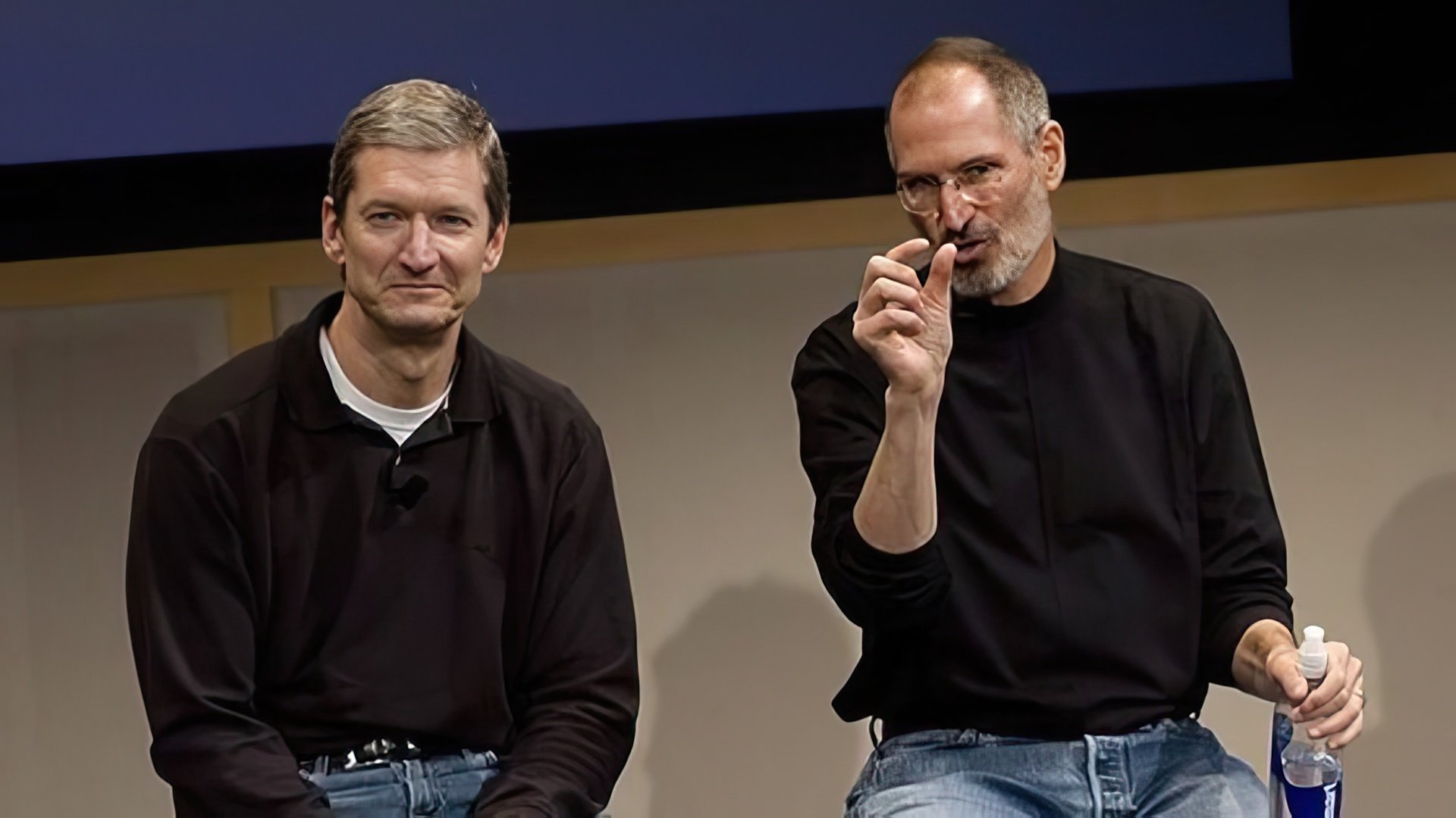 Tim Cook and Steve Jobs