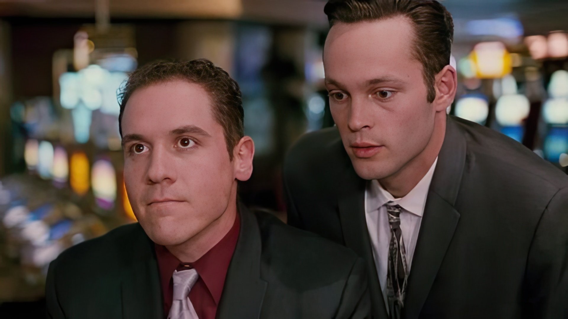 Young Jon Favreau and Vince Vaughn in Made