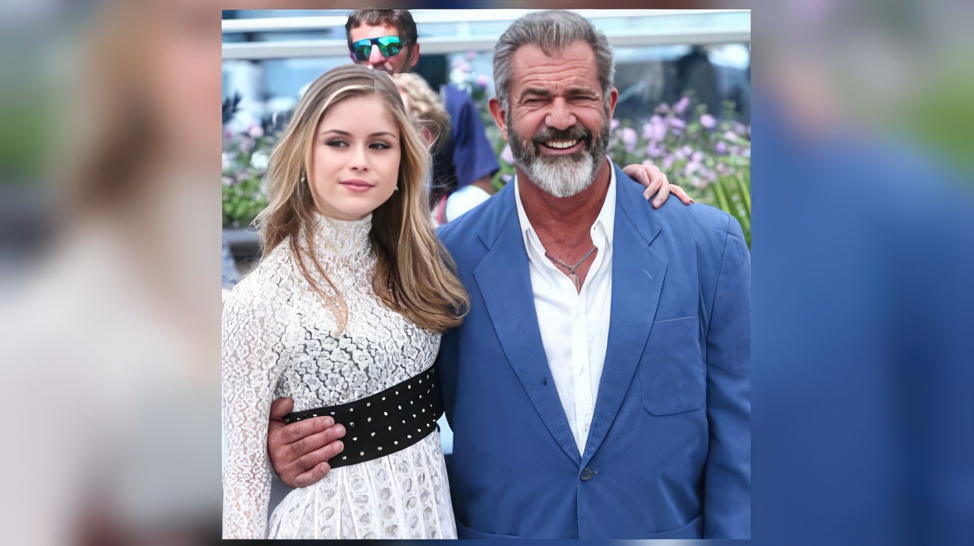 Erin Moriarty and Mel Gibson