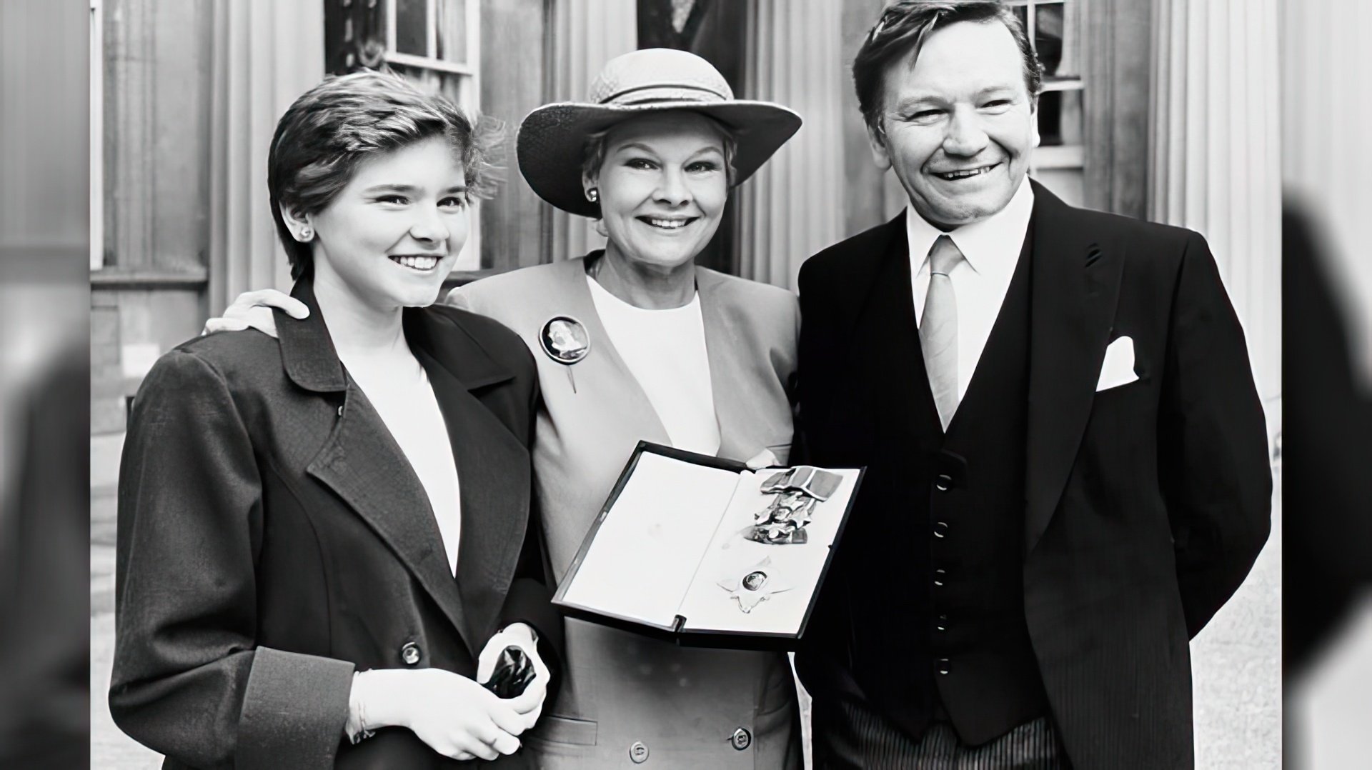 Judi Dench with her Husband and Daughter