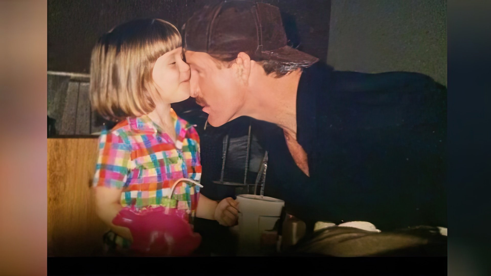 Little Erin Moriarty with her Father