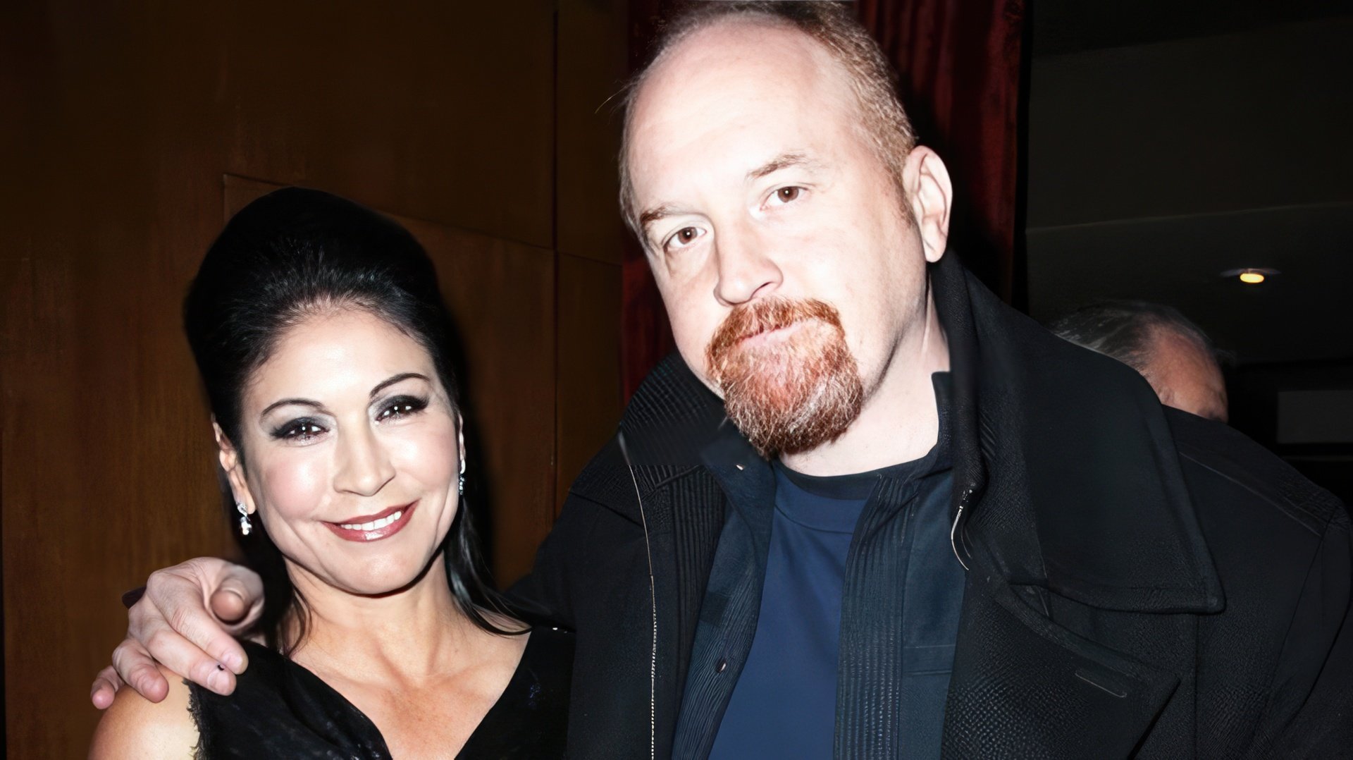 Louis C. K. and his wife Alix Bailey