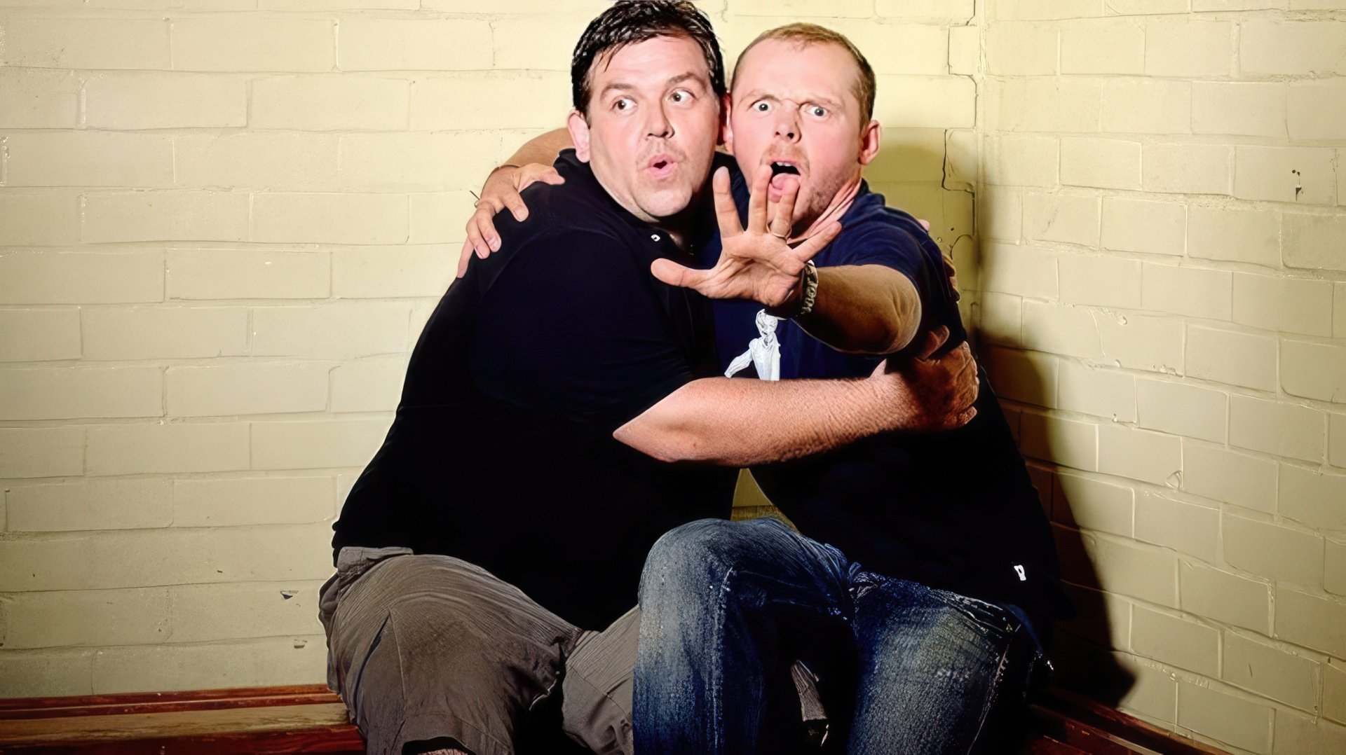 Nick Frost and Simon Pegg
