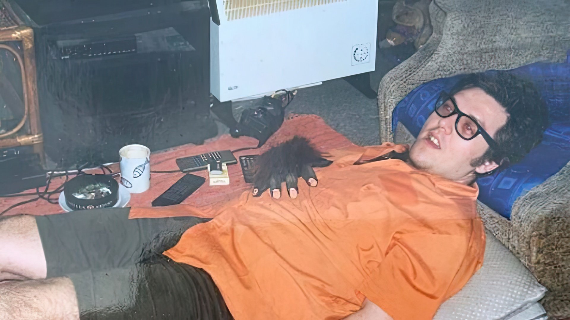 Nick Frost in his youth