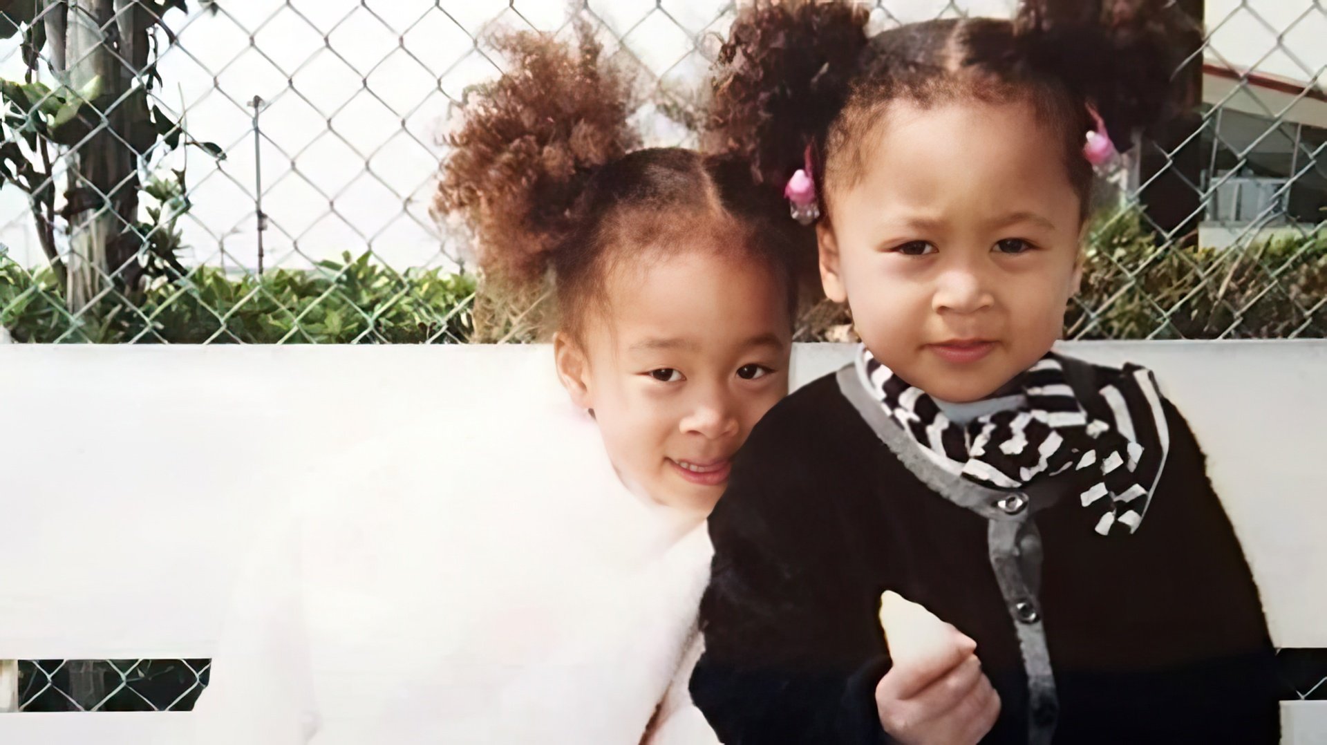 Osaka sisters in childhood