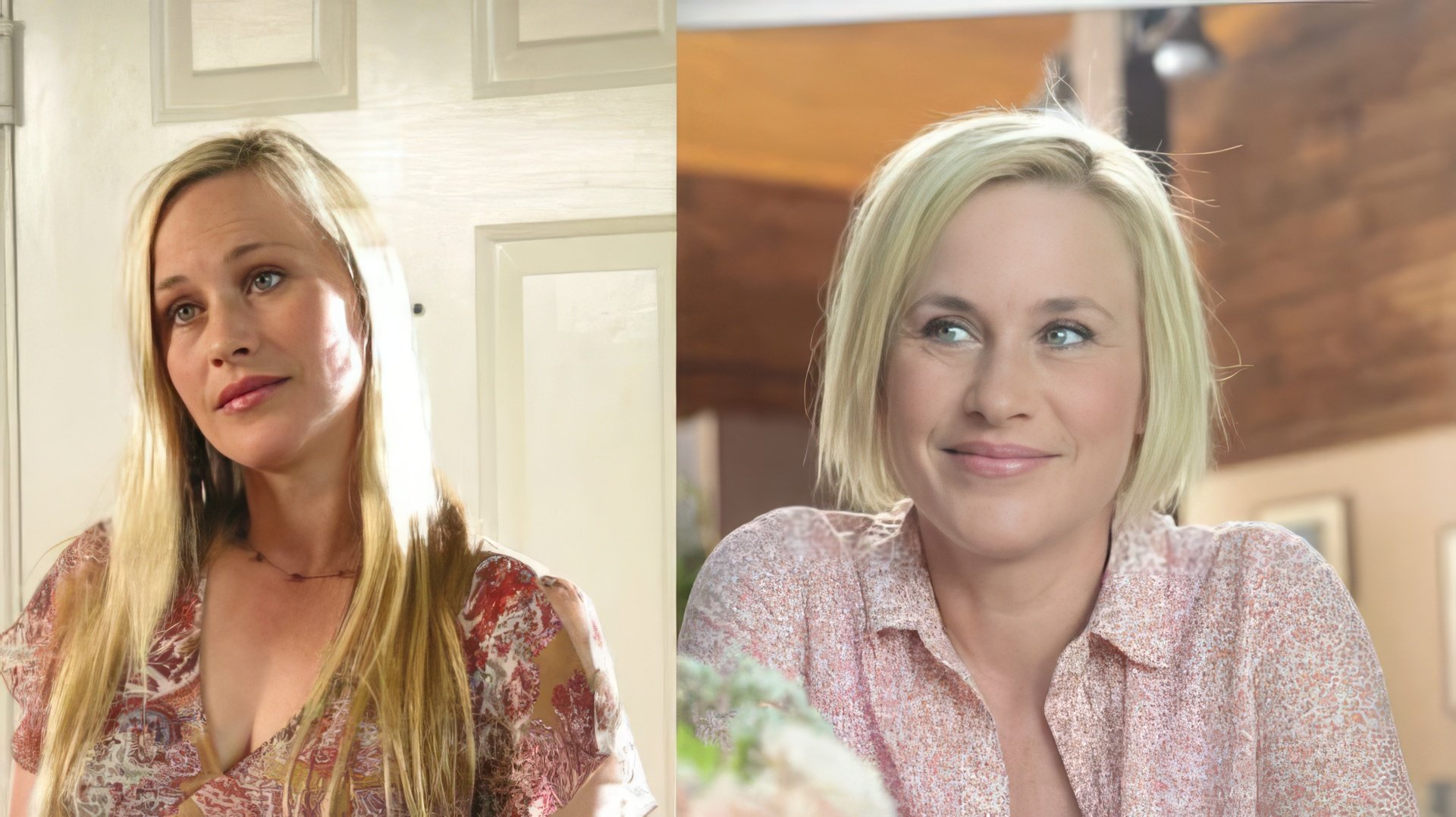 Patricia Arquette at the beginning and at the end of filming Boyhood