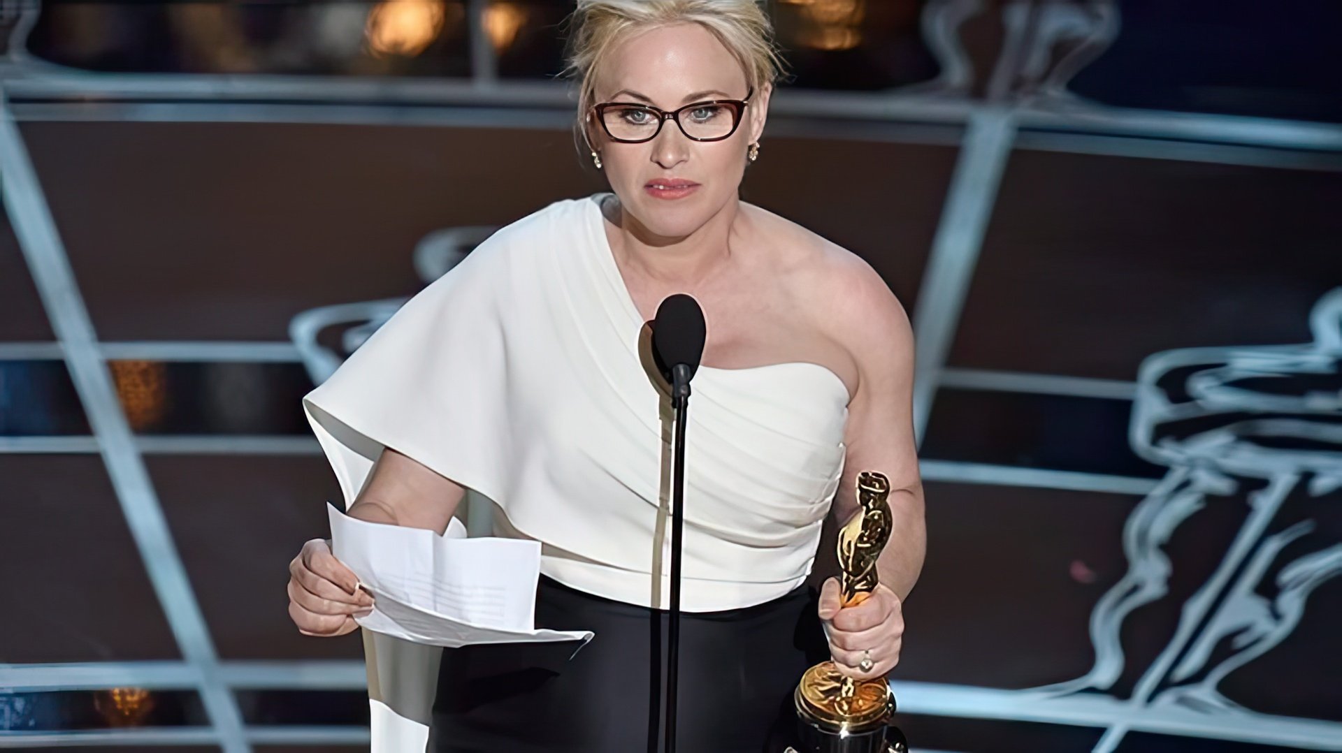 Patricia Arquette at the Oscar ceremony