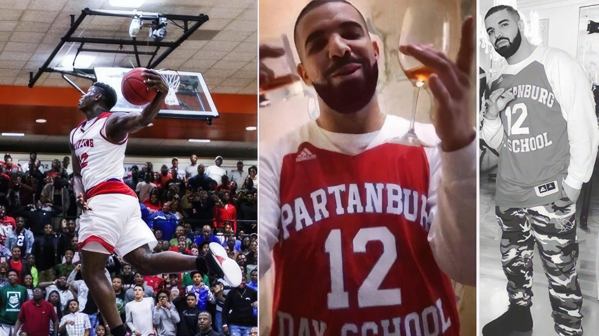 Rapper Drake took a photo in Zion Williamson’s jersey