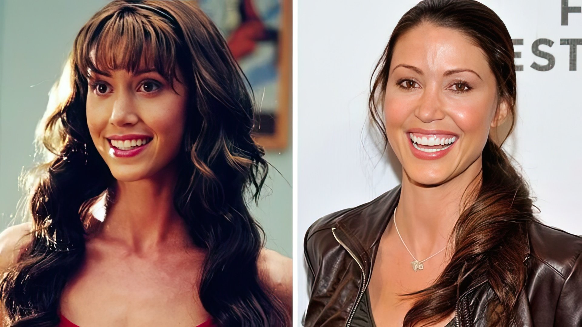 Shannon Elizabeth then and now