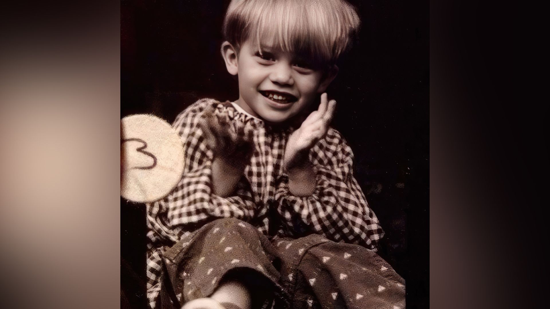  Nicholas Galitzine as a child
