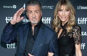 Sylvester Stallone and His Wife at the Toronto Film Festival
