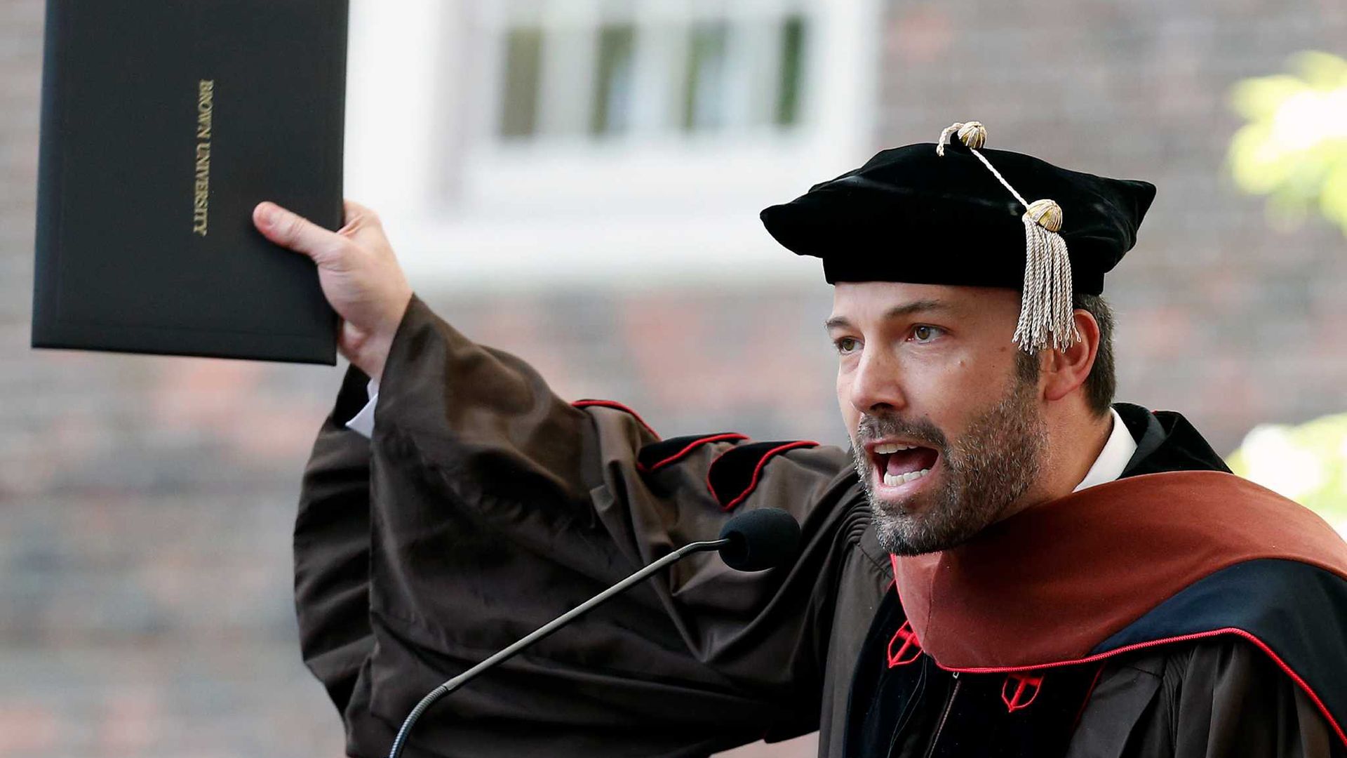 Ben Affleck got his university degree only in 2013