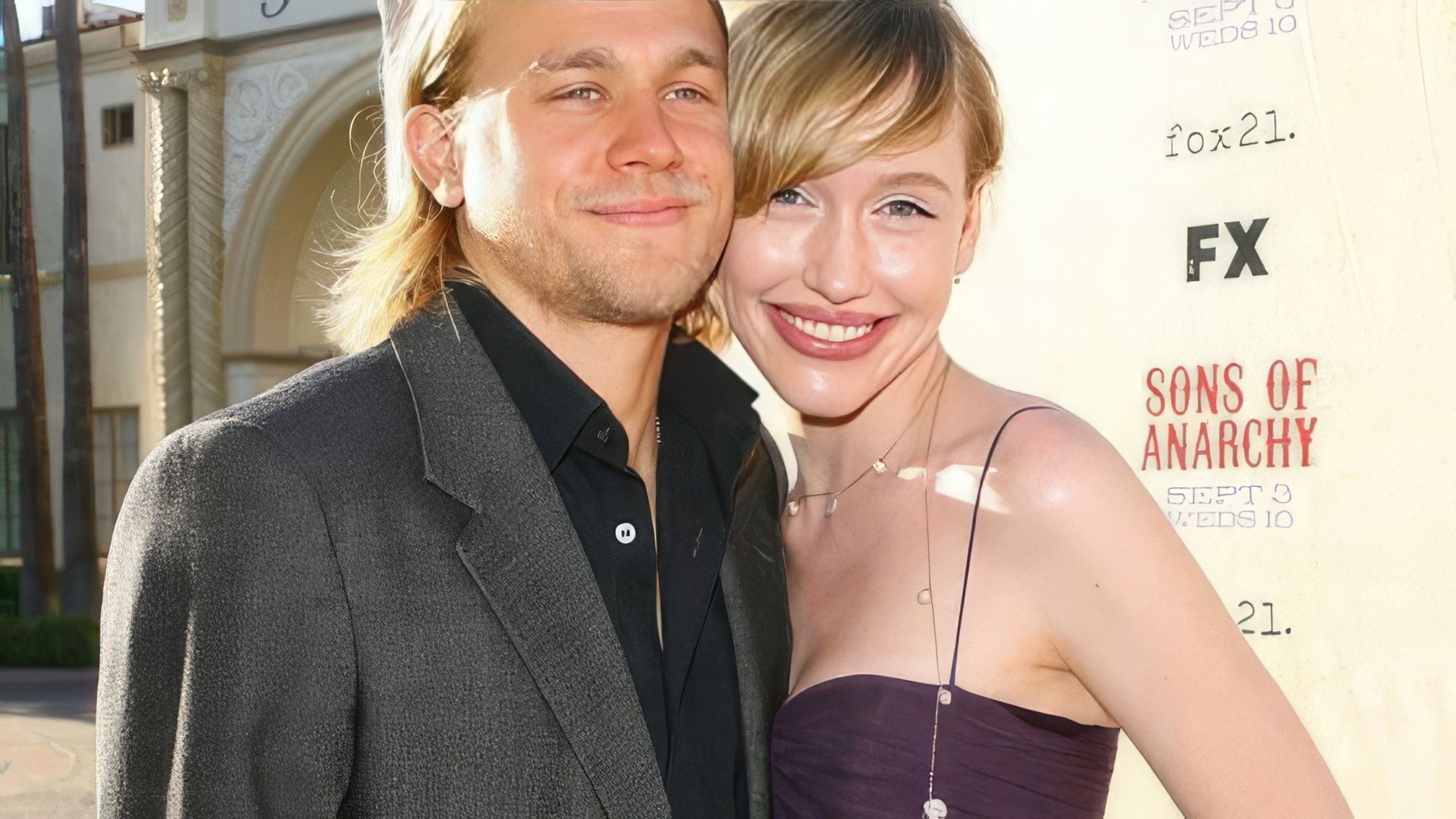 Charlie Hunnam and Morgana McNelis