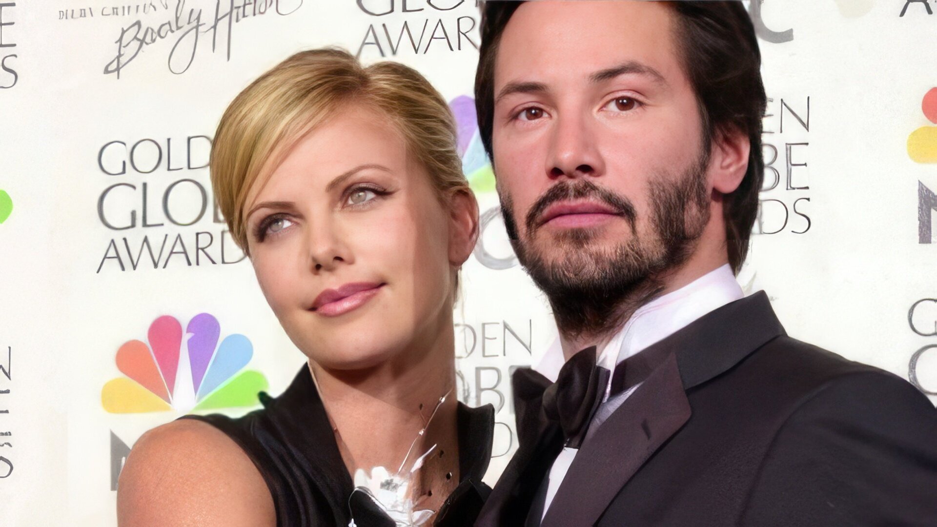Charlize Theron and Keanu Reeves