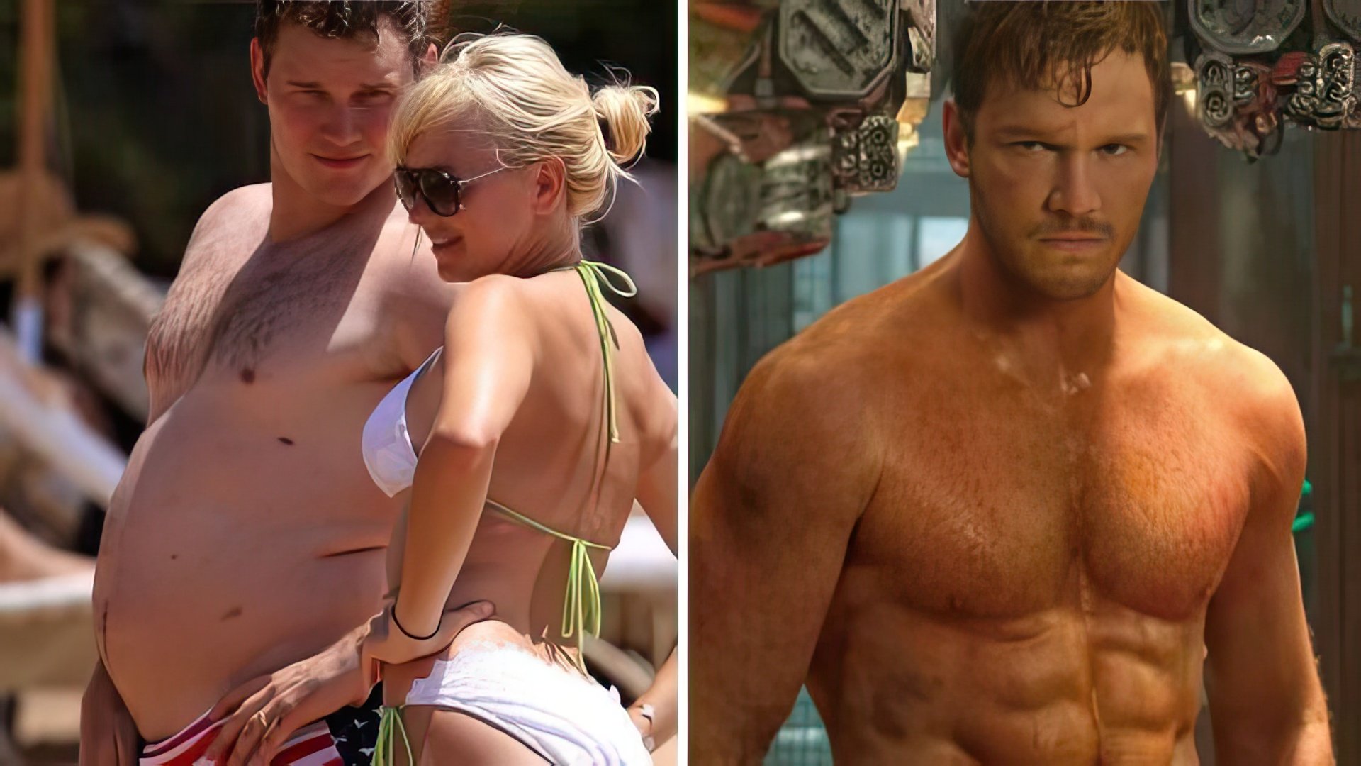 Chris Pratt before and after weight loss