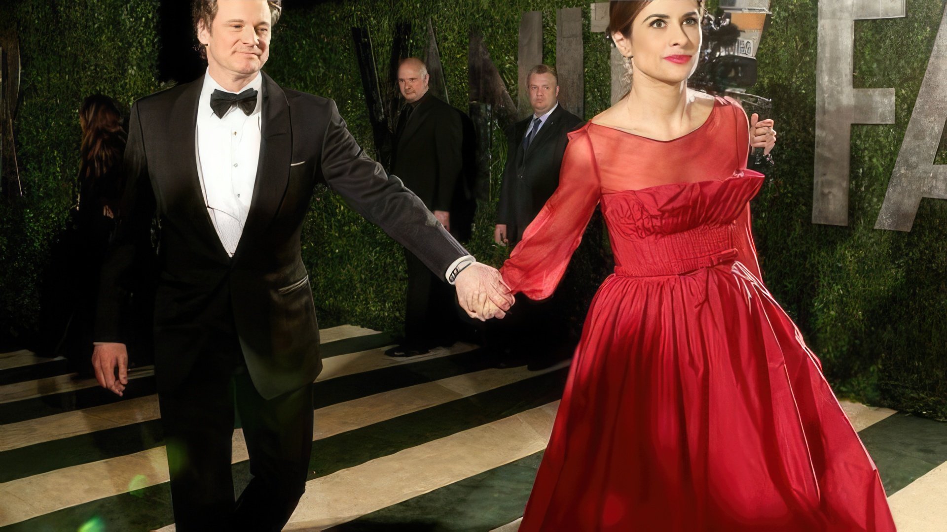 Colin Firth and his wife, Livia Firth (Giuggioli)