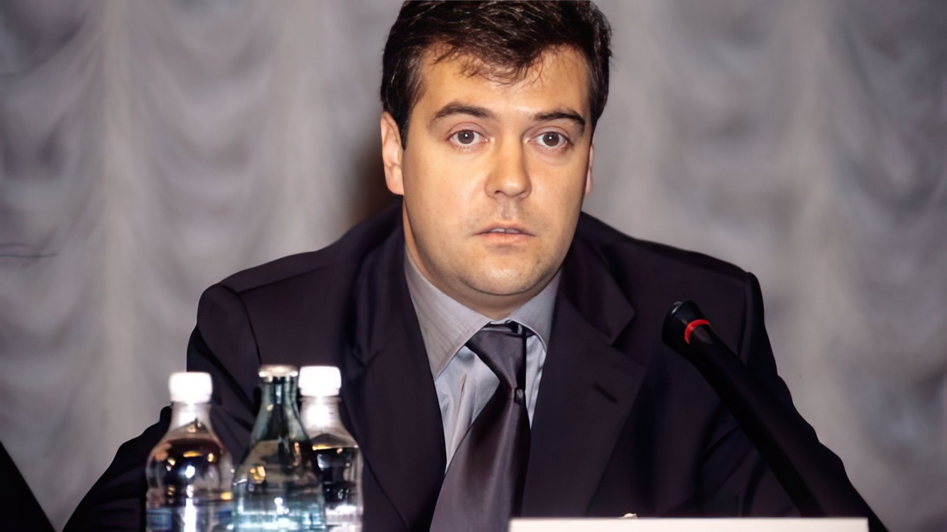 Dmitry Medvedev as a First Deputy Head of the Presidential Administration, in 2000