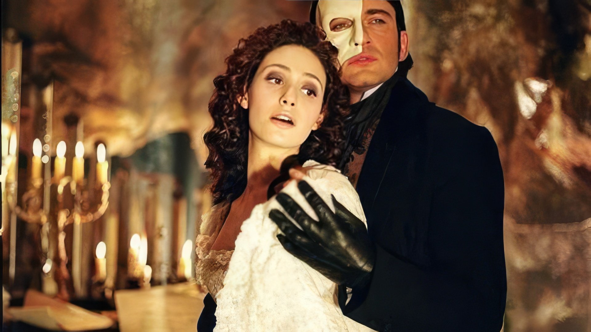 Emmy Rossum and Gerard Butler in The Phantom of the Opera