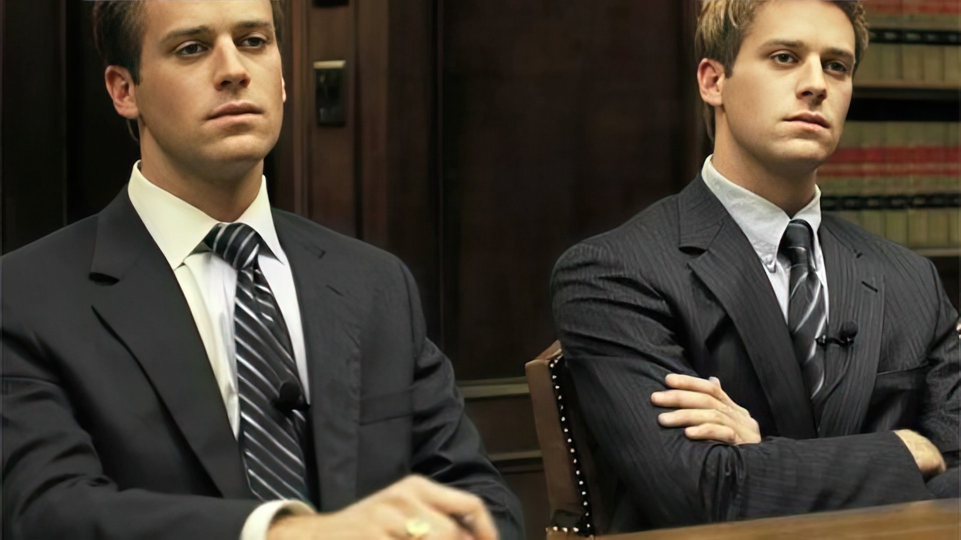 In the movie The Social Network Armie Hammer played as twin brothers