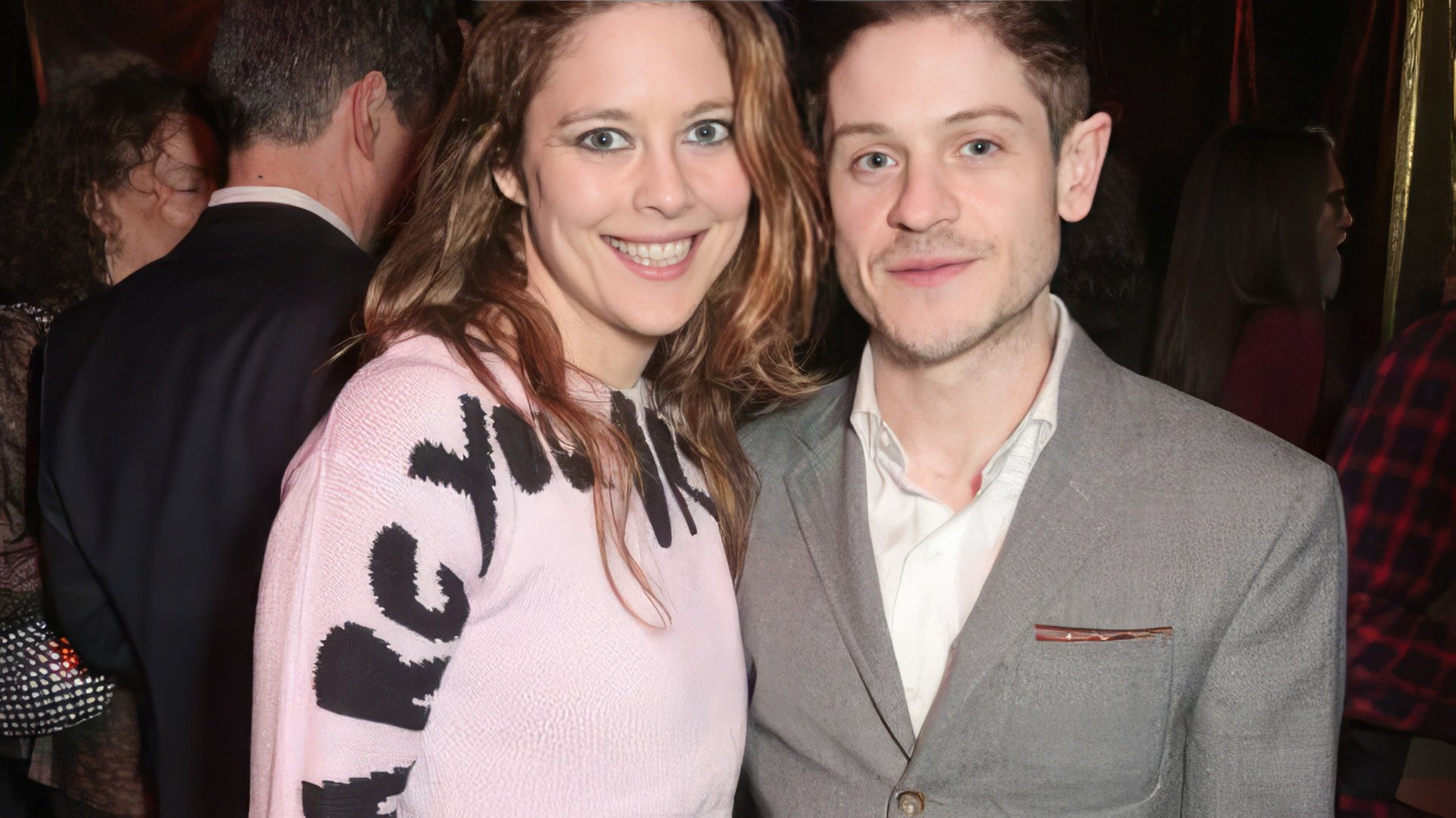 In the photo: Iwan Rheon and Zoe Grisdale