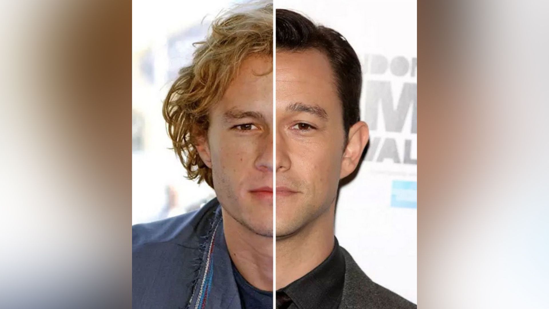 Joseph Gordon-Levitt and Heath Ledger look quite alike