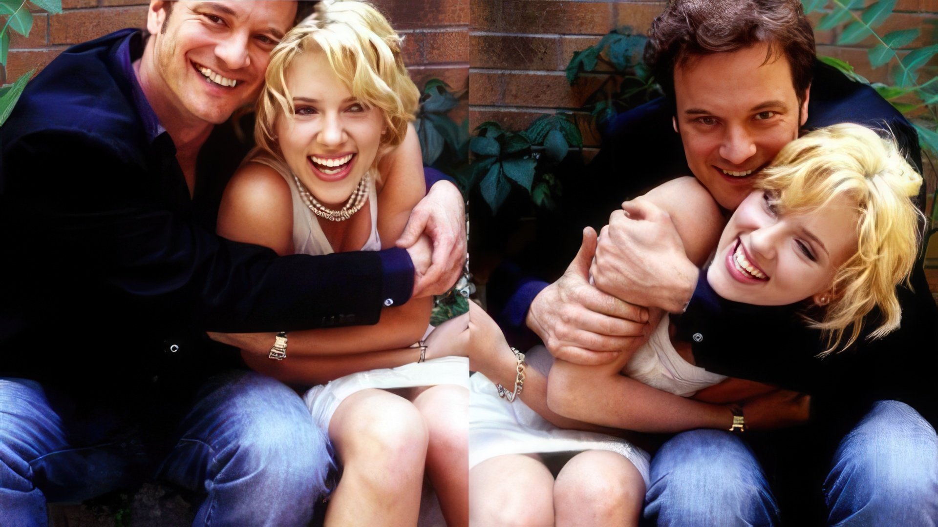 On the photo: Colin Firth and Scarlett Johansson