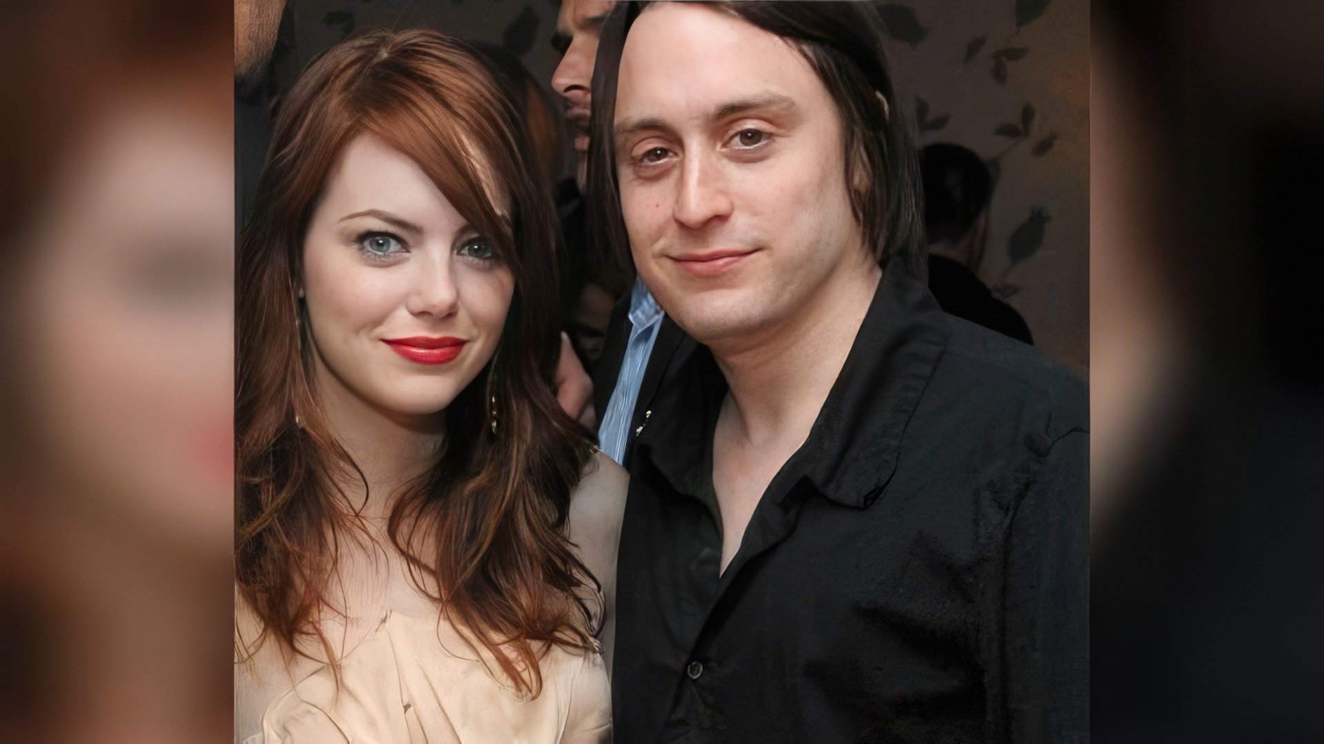 Pictured: Emma with Kieran Culkin