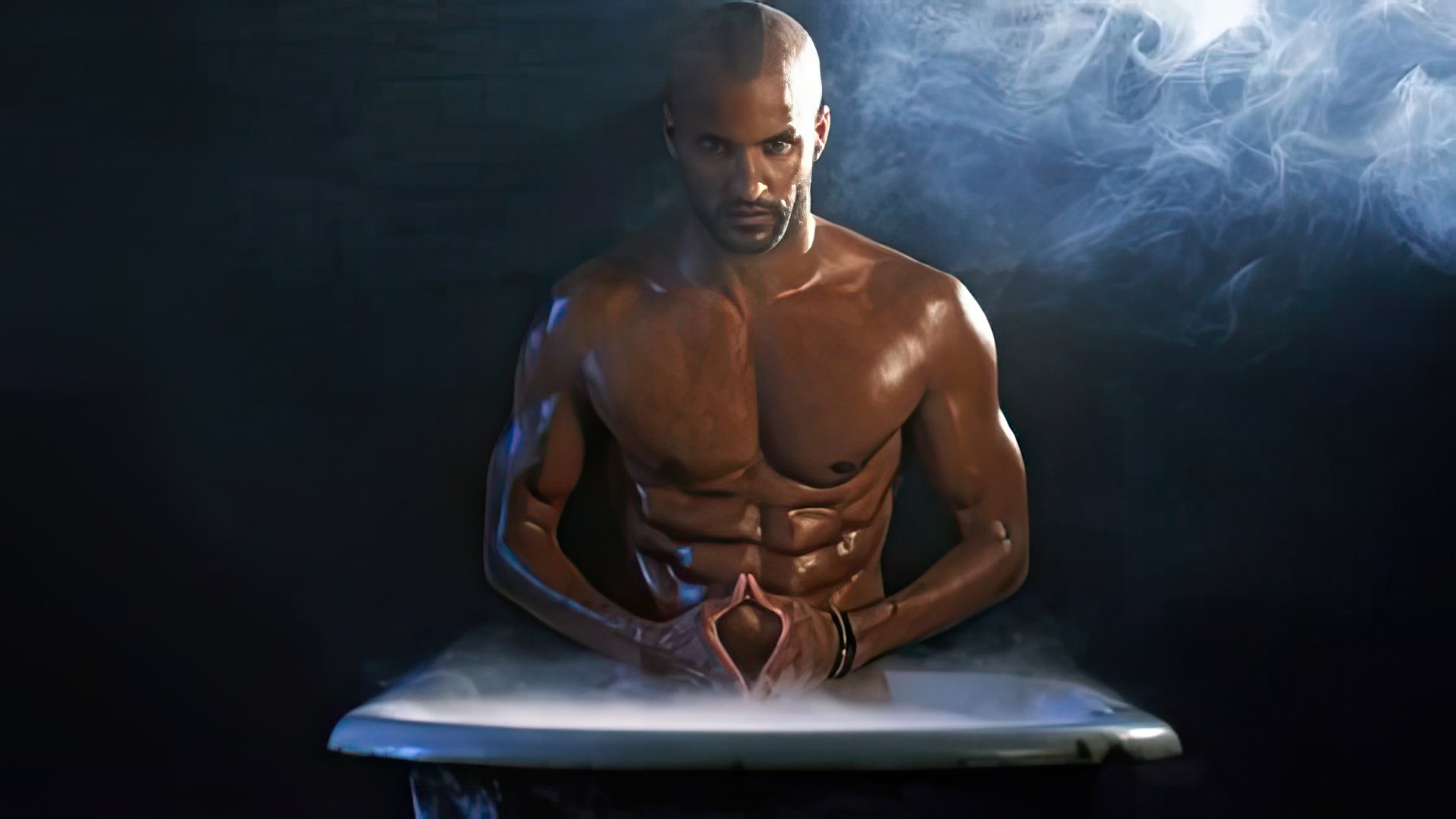 Ricky Whittle began his career as a model