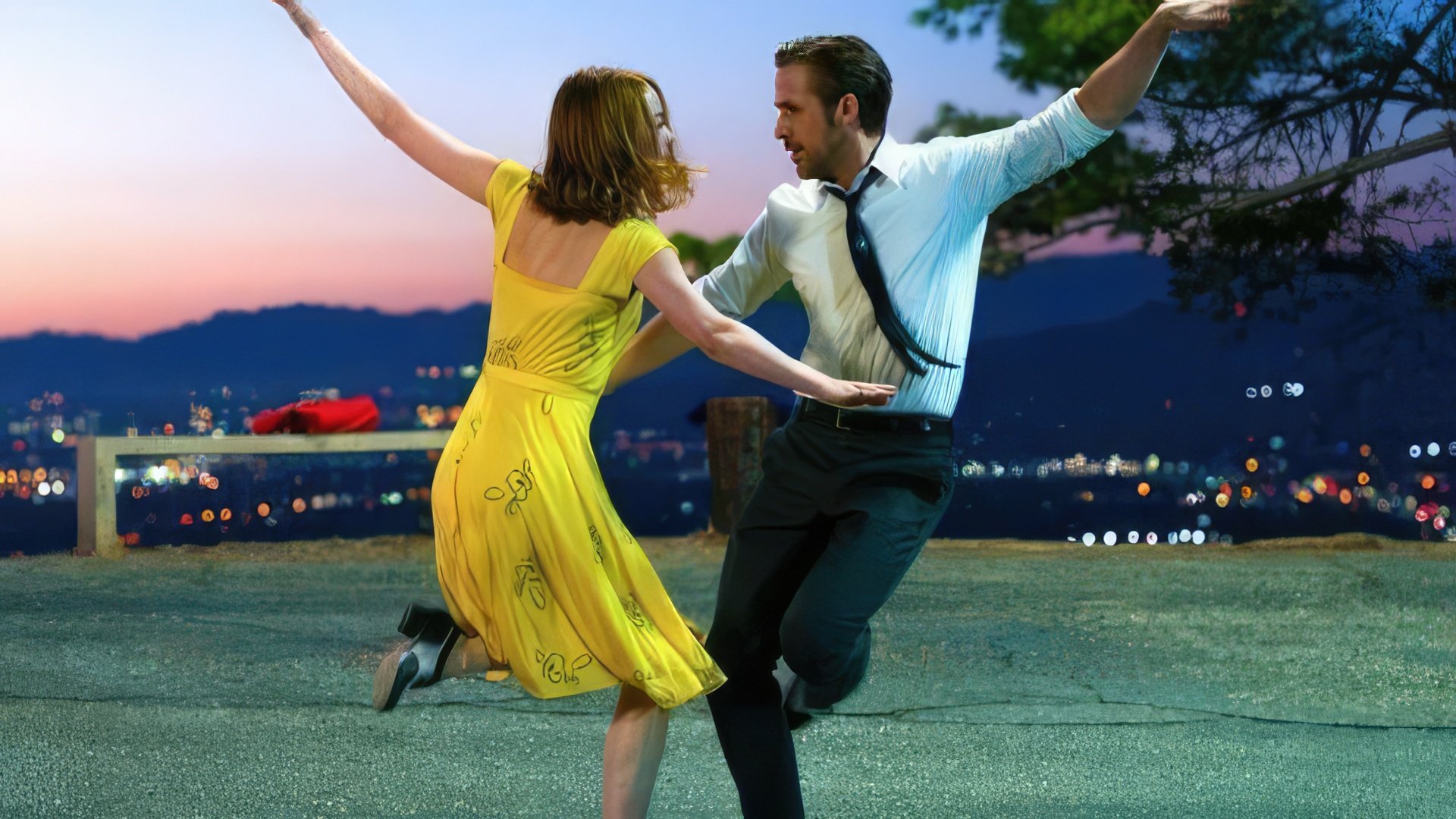 Snapshot from musical drama “La La Land”