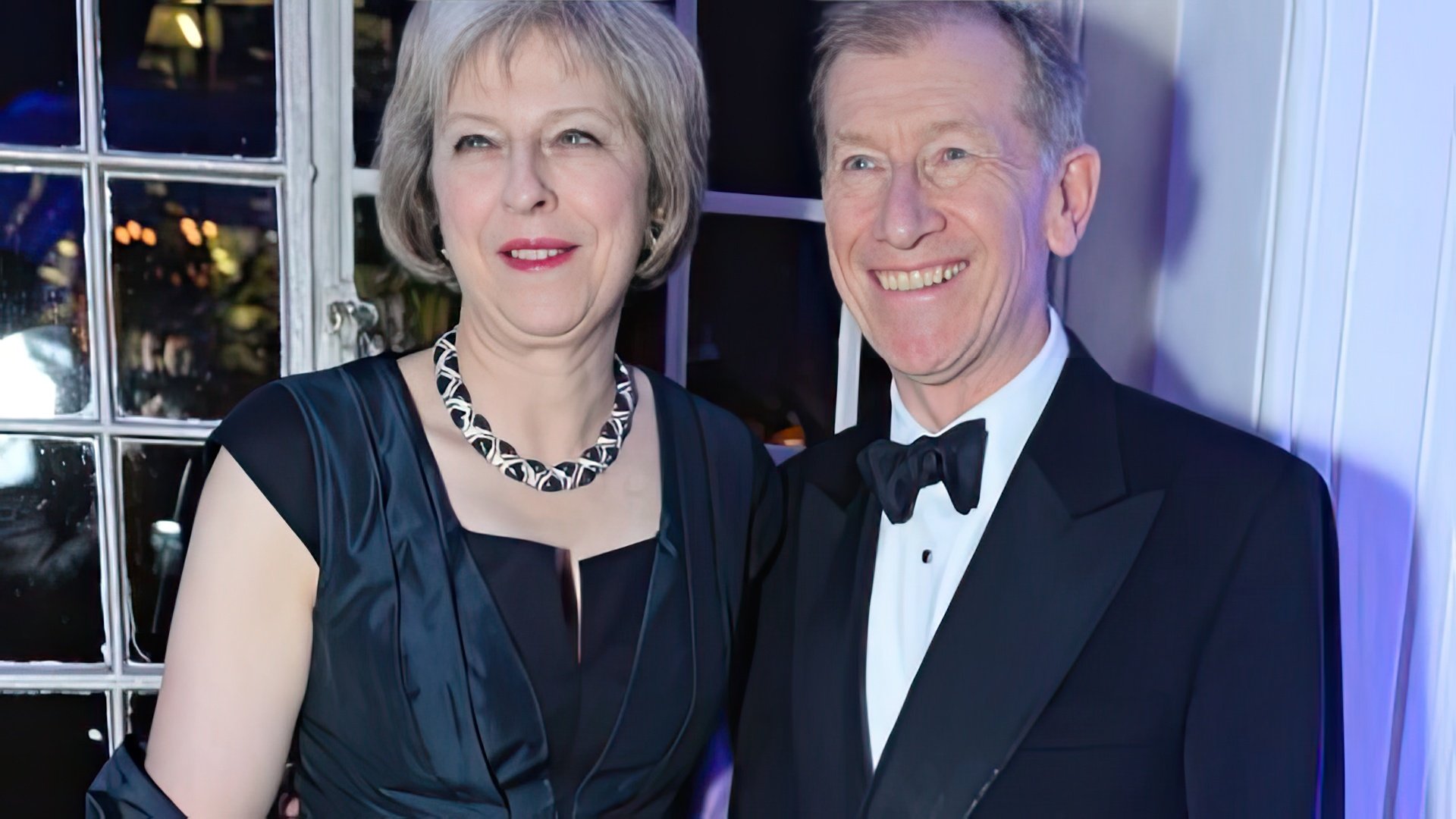Theresa May with her husband