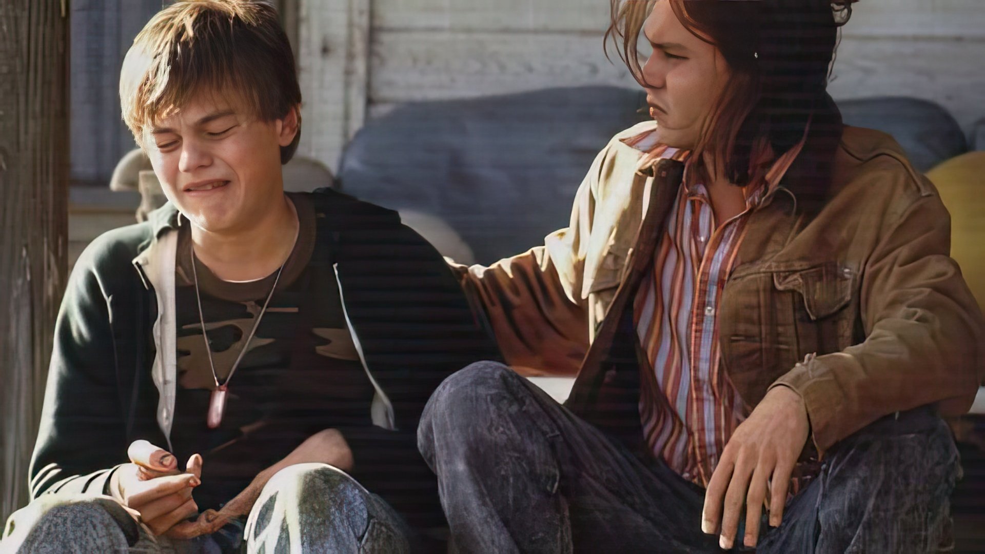 Young Johnny Depp and Leonardo Dicaprio (What’s Eating Gilbert Grape?)