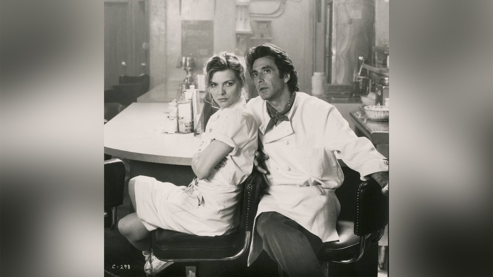 Al Pacino and Michelle Pfeiffer