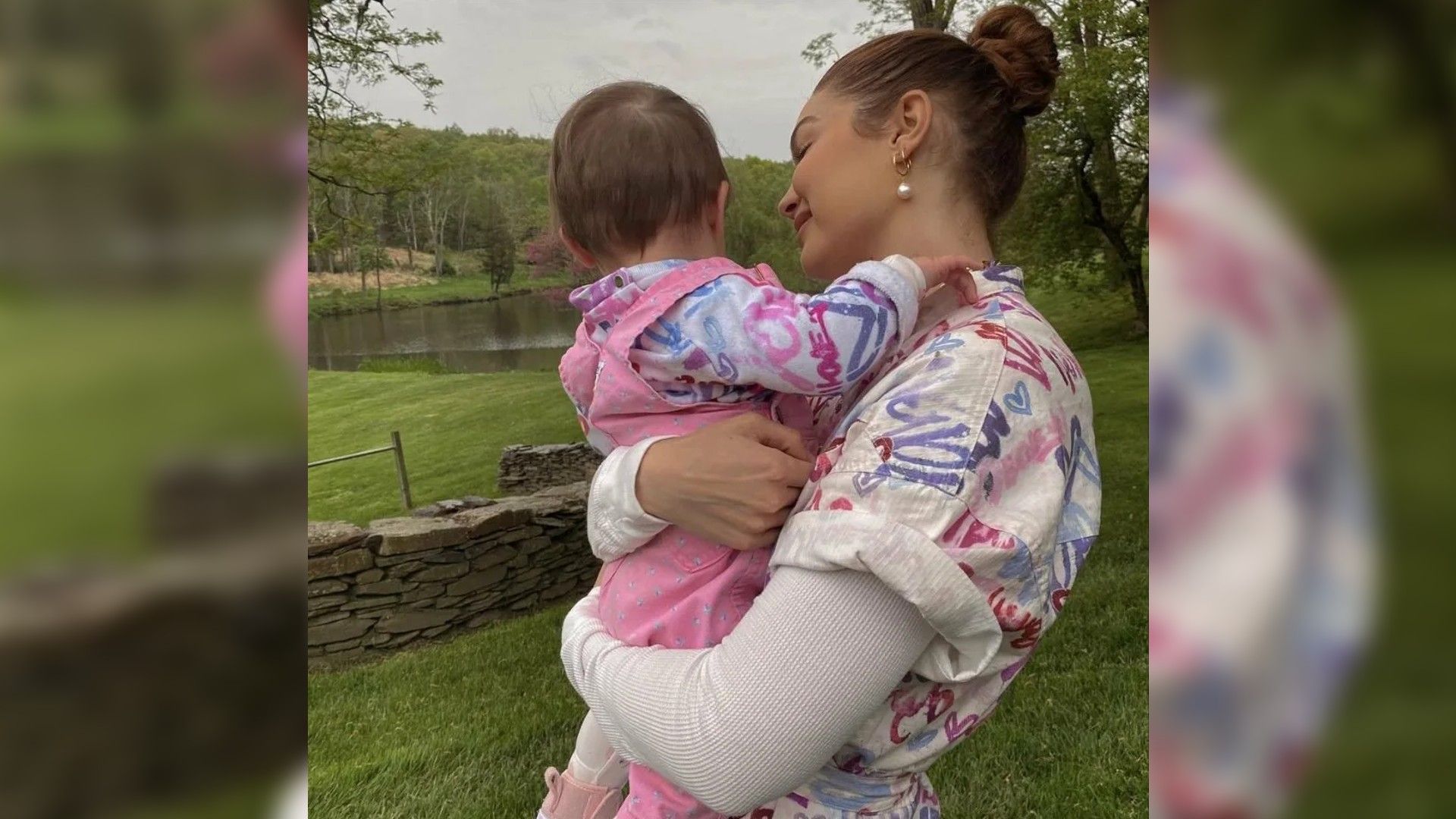 Gigi Hadid and her daughter Khai