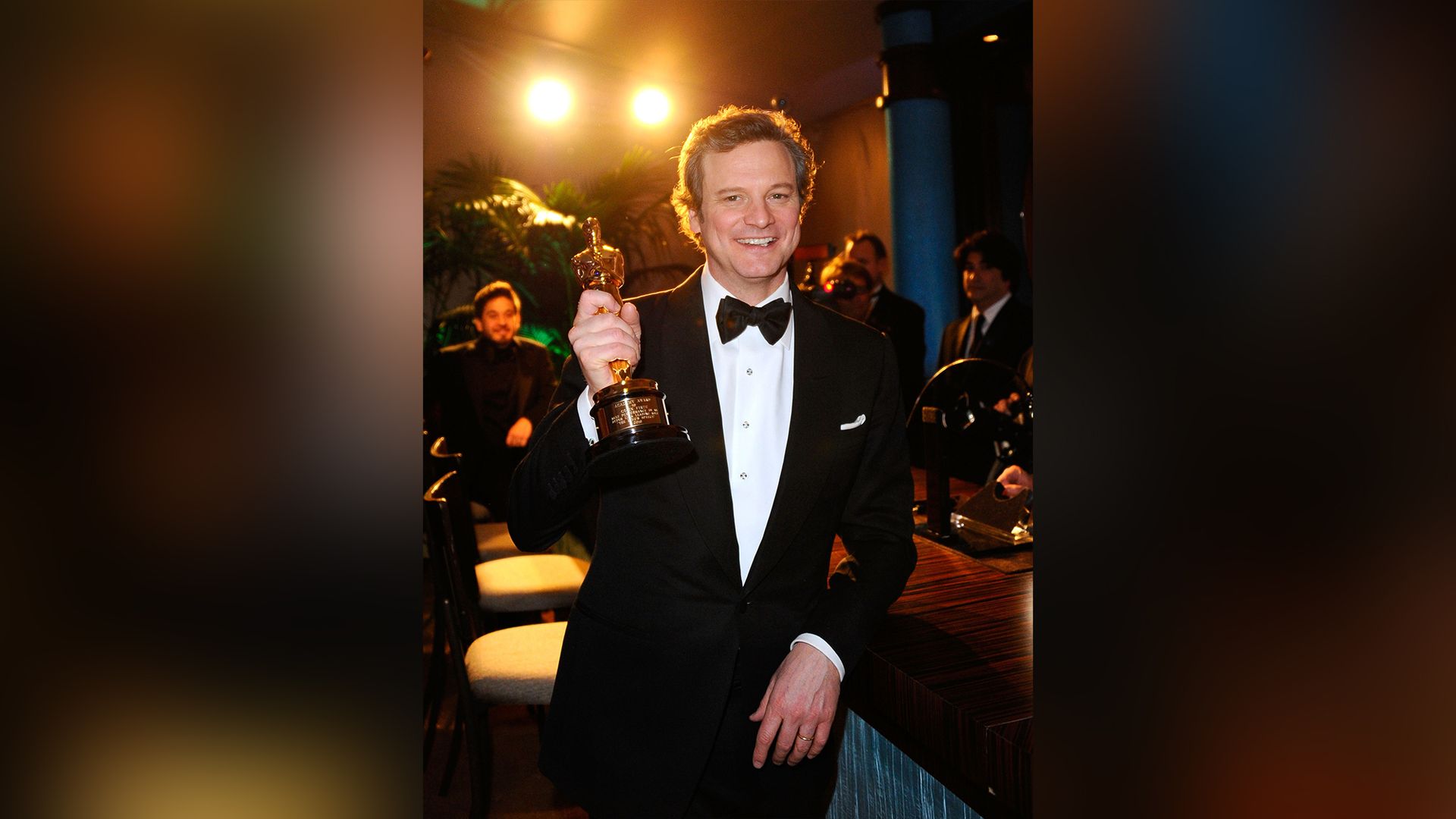 Colin Firth and his Oscar (2011)