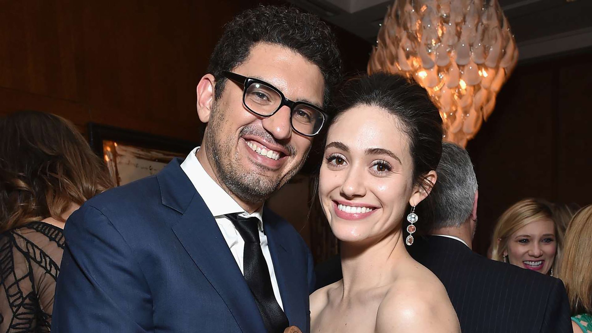 Emmy Rossum and Sam Esmail