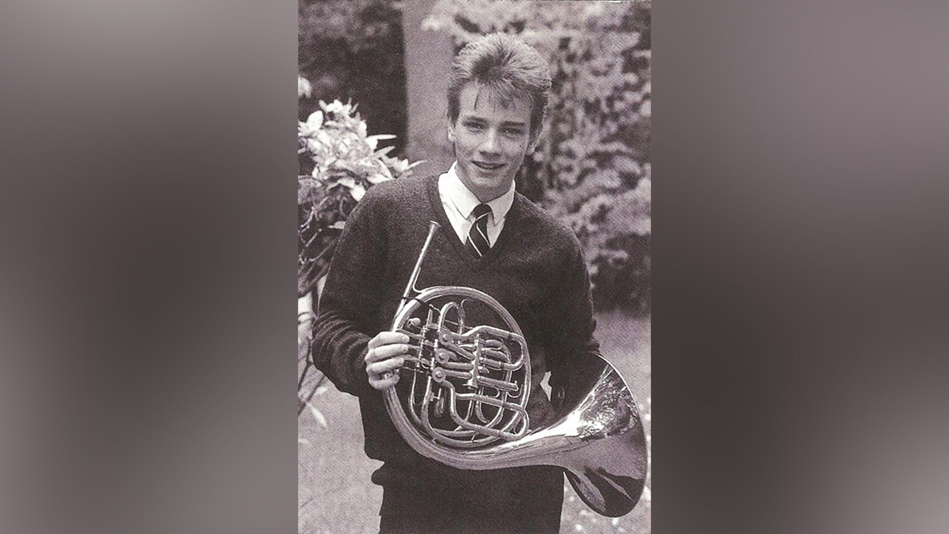 Ewan McGregor used to play French horn when he was younger