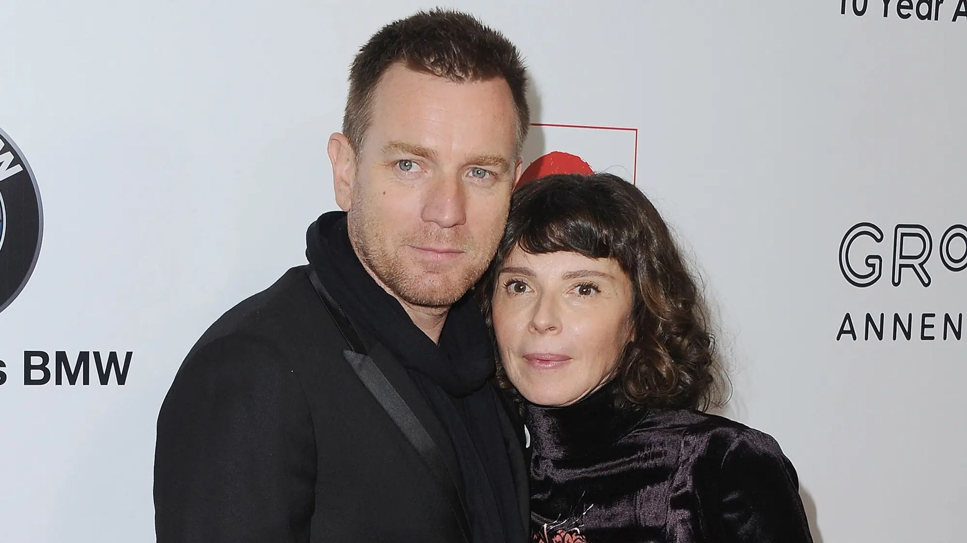 Ewan McGregor with wife